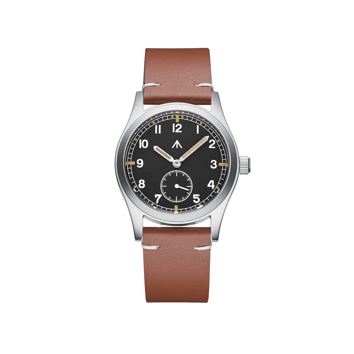 MILITREK Field MT9002 D12 Watch 37mm AR Sapphire Quartz Movement Watches Waterproof Sub-second Stainless Steel Wristwatch